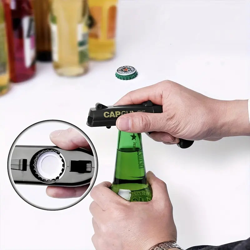Beer Bottle Opener, 1 Count Shotgun Bottle Opener, Funny Creative Beer Bottle Opener, Perfect for Family Parties, Barbecues and Outdoor Gatherings