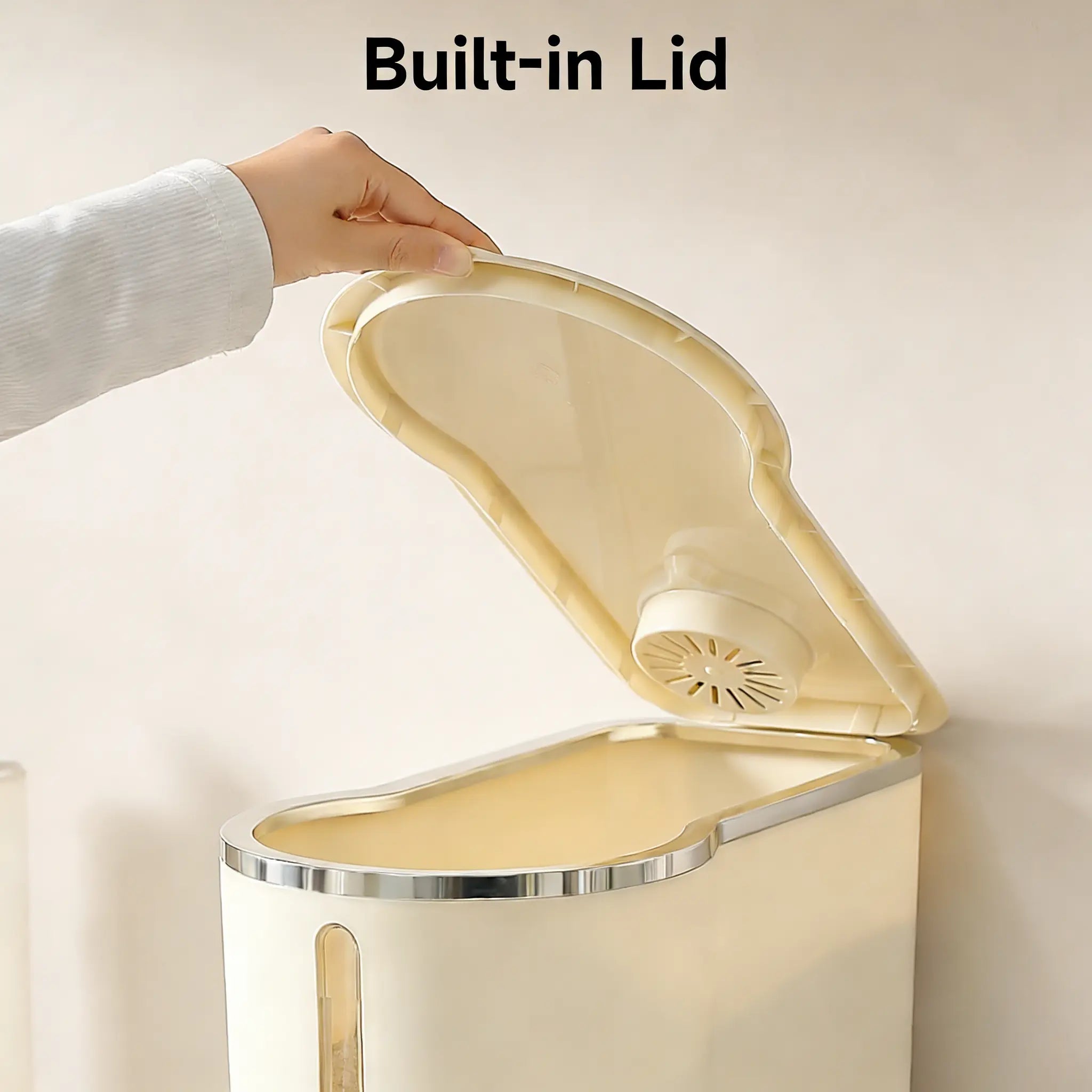 insect-proof airtight Rice Dispenser with Measuring Cups - Moisture-Resistant Plastic, Airtight Grain Storage Container for Soybeans, Corn & Cereals,pet food,cat food,dog food,suitable for kitchen and food storage room,dealsforyou#SummerWins