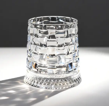Luxury 360° Spinning Crystal Glass – Star-Cut Stress Relief Whiskey & Wine Glass, Elegant European Barware Gift，Rotating Glass Cup Spinning Glass Cup